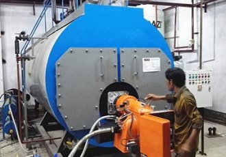 2 juegos de 2T / h, caldera de vapor de aceite pesado en Bangladesh
