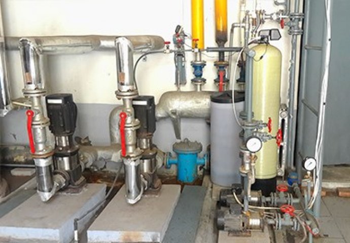 2 Sets 350KW Gas Fired Hot Water Boiler In Qingdao, China1