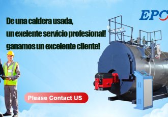 Originó una caldera de vapor usada Servicio profesional para ganar cliente de Mauricio