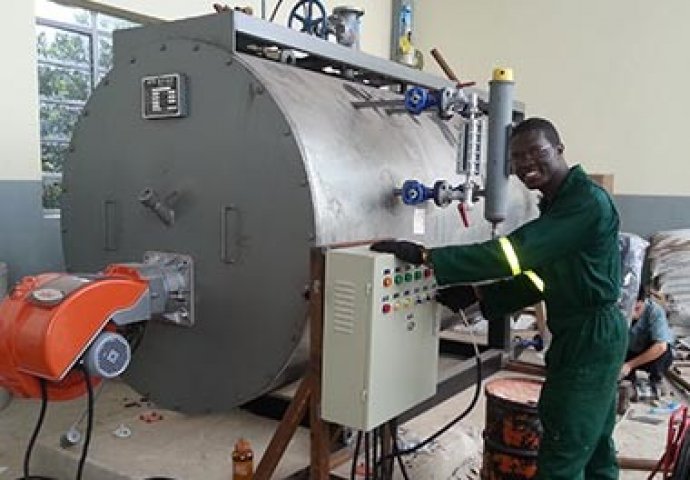 2Th Diesel Fired Steam Boiler in Nigeria